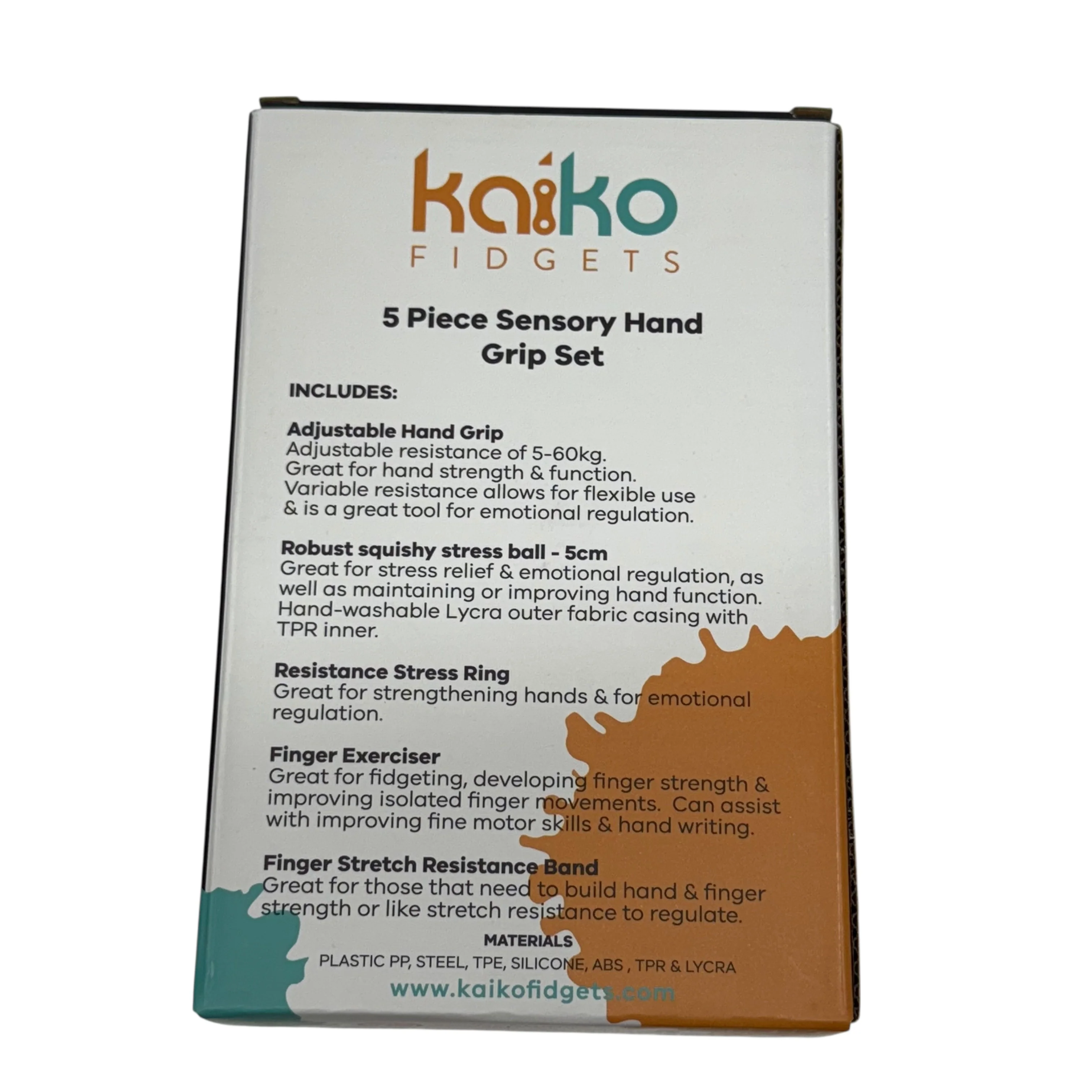 5 Piece Hand Grip Set by Kaiko - for Regulation and Improved Function - Image 13