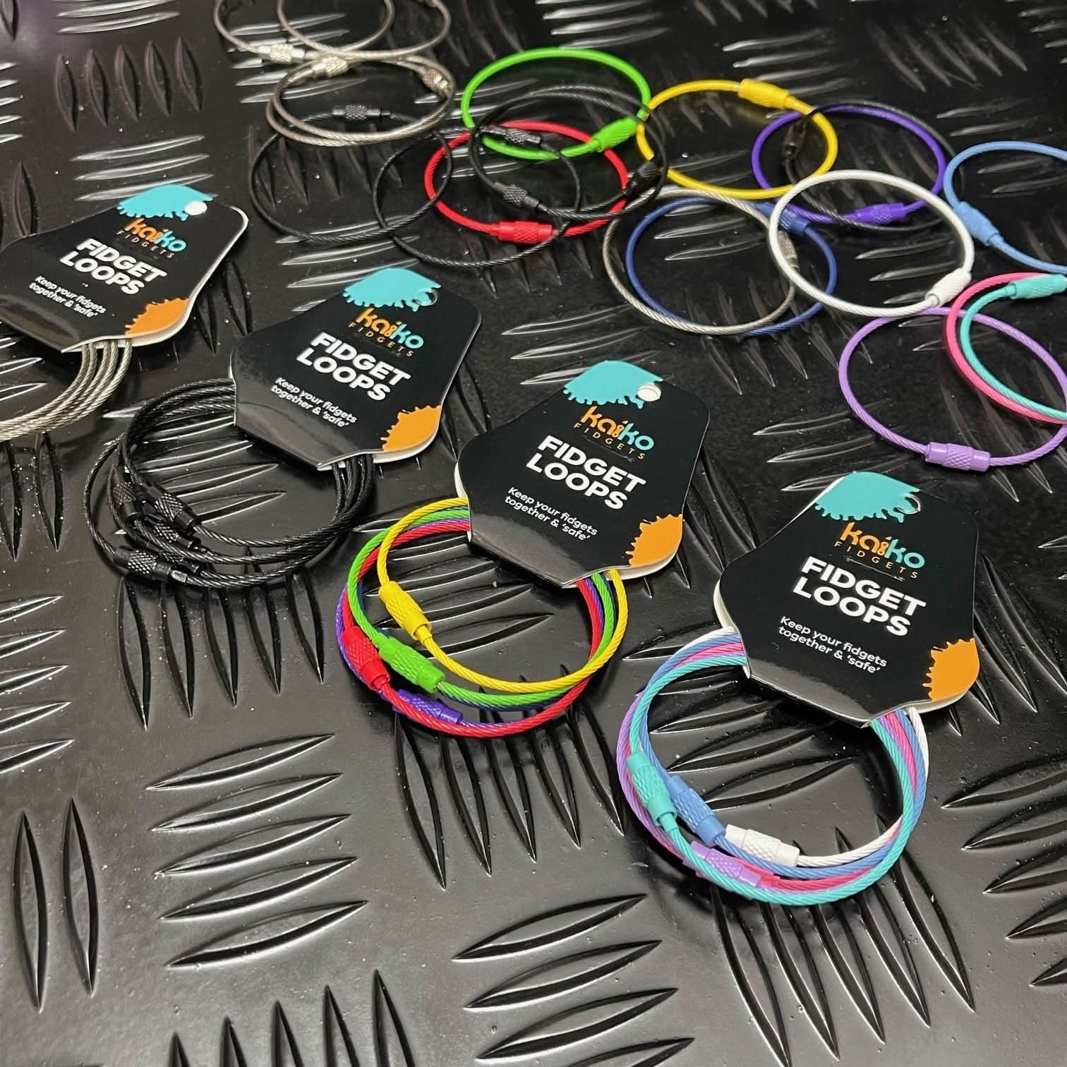 Fidget Loops by Kaiko - set of 5 detachable loops for storing fidgets - Image 12