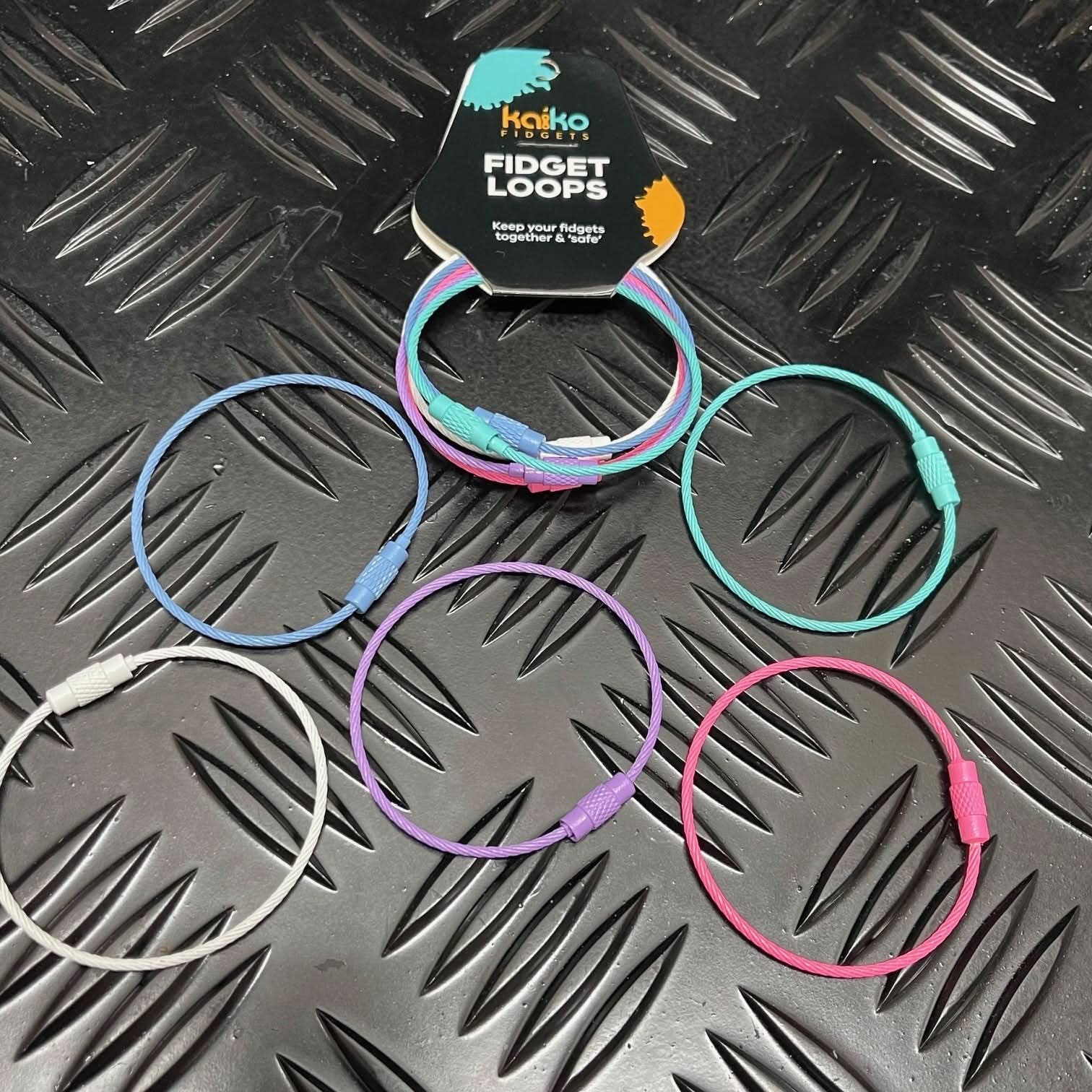 Fidget Loops by Kaiko - set of 5 detachable loops for storing fidgets - Image 9