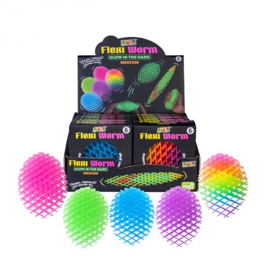 Flexi Worm Glow in the Dark Fidget - Image 4