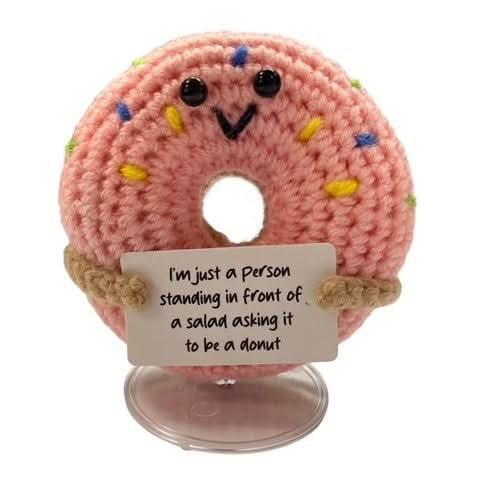 Standing in front of a salad asking it to be a Donut. - Image 4