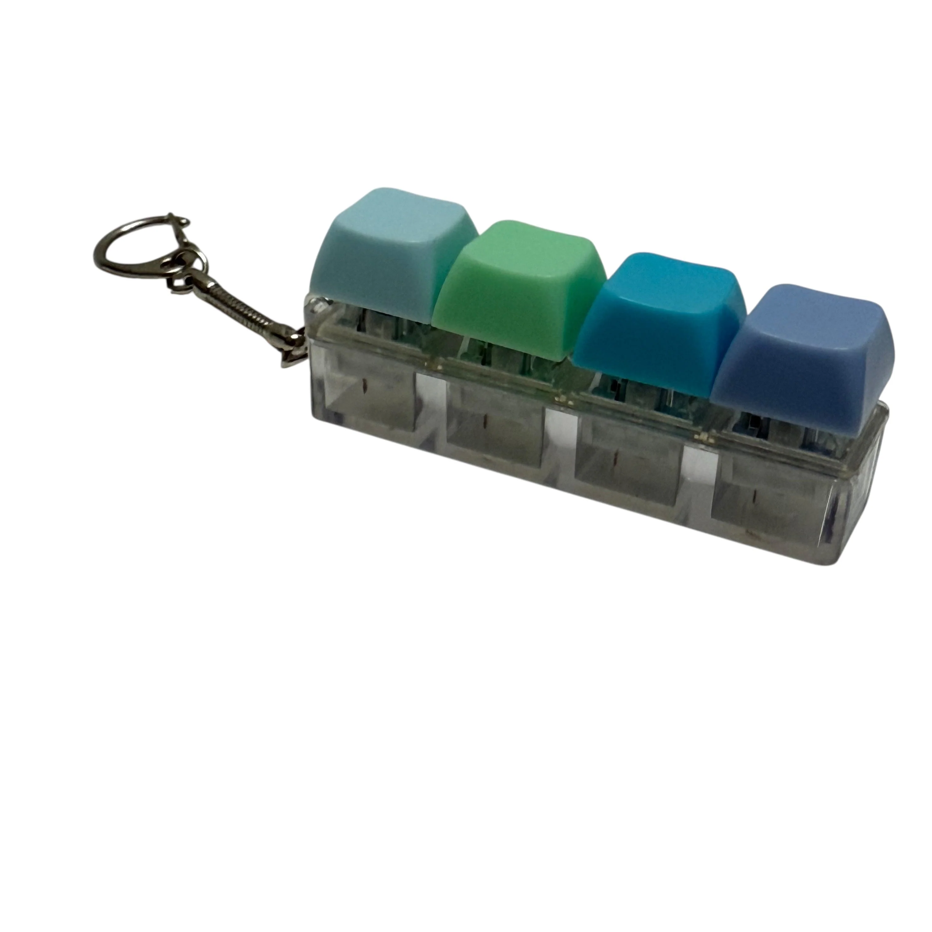 Keyboard Click Fidget on Metal Keychain - Image 4