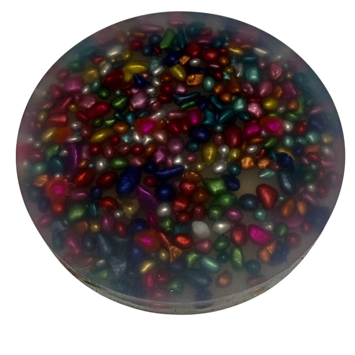 Pebble Pick ‘Em Stack - pack of 3 natural painted stone discs - Picking & Popping Support - Image 8