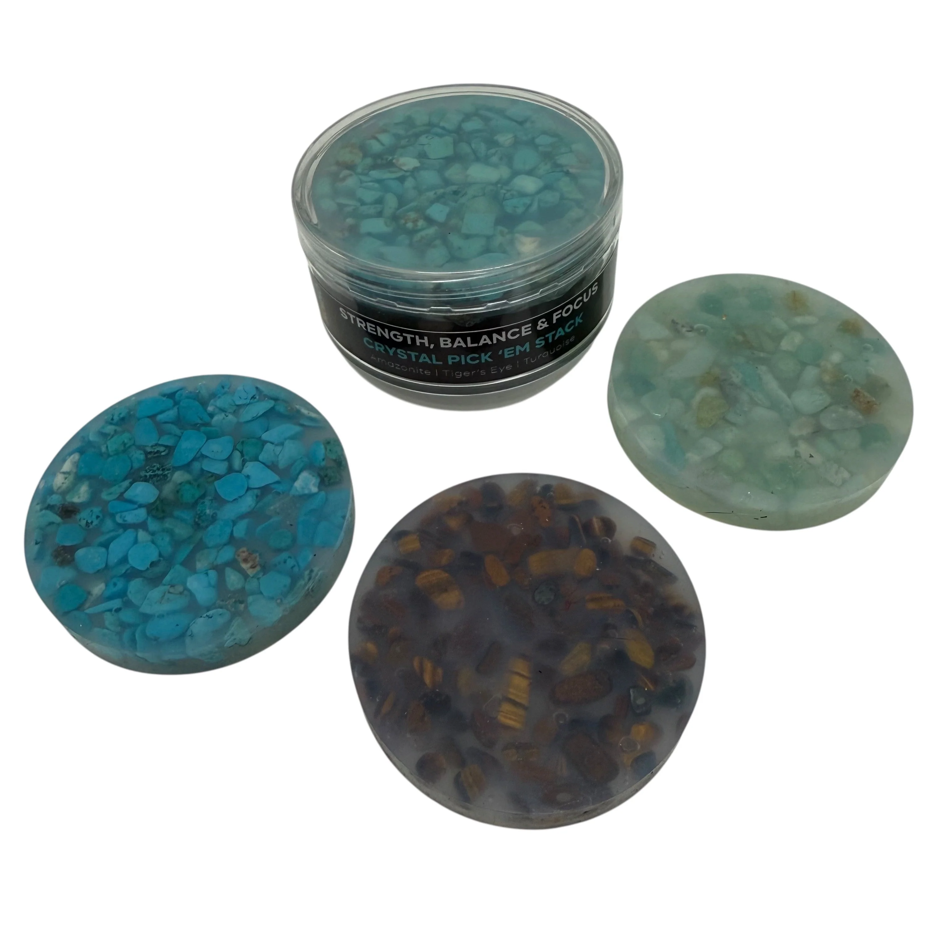 Pick 'Em Bundle 4  =  Strength, Balance & Focus Crystal Pick 'Em Stack + Two Put 'Em Putty  -  Bundle & Save - Image 2