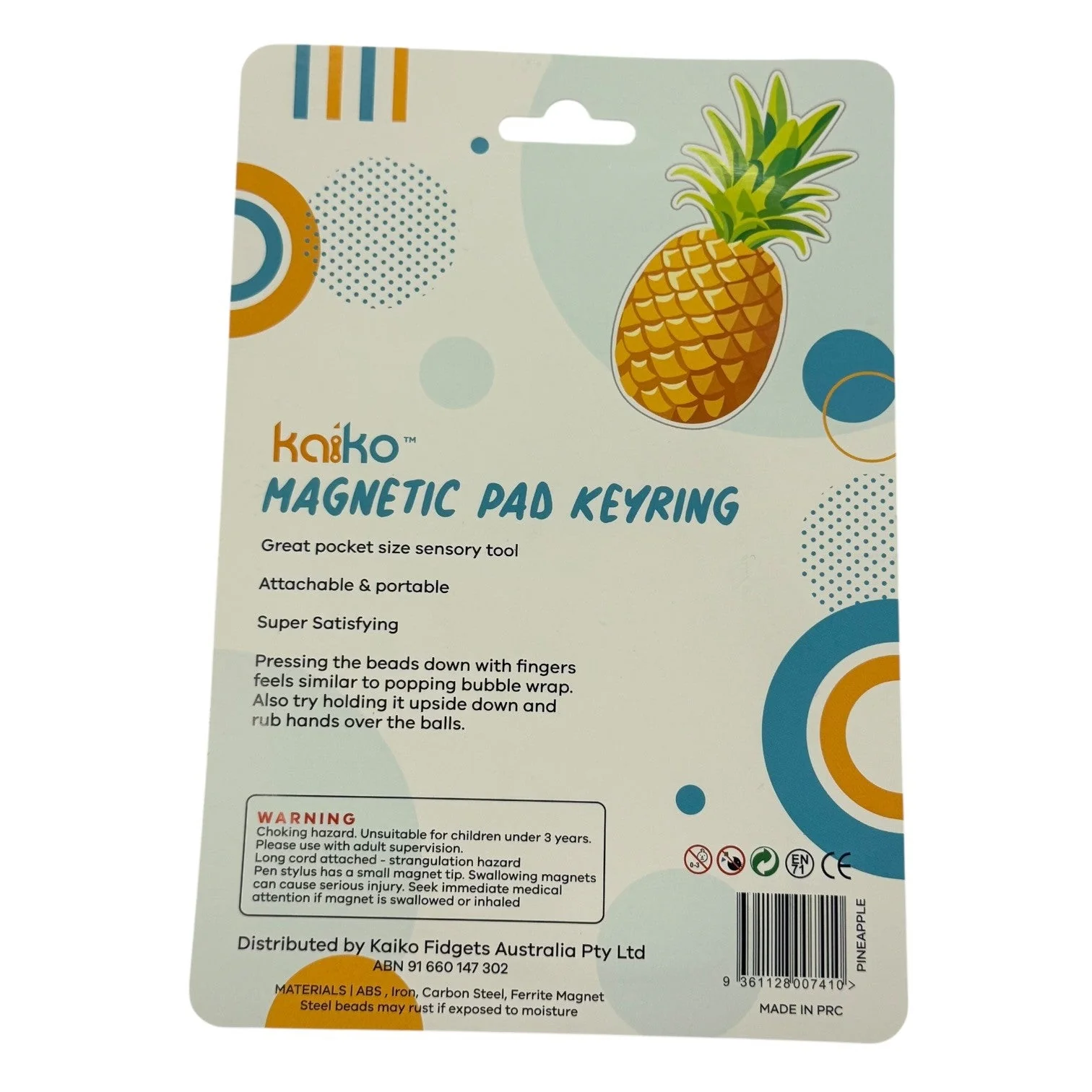 Pineapple Magnetic Pad Keyring - Image 11