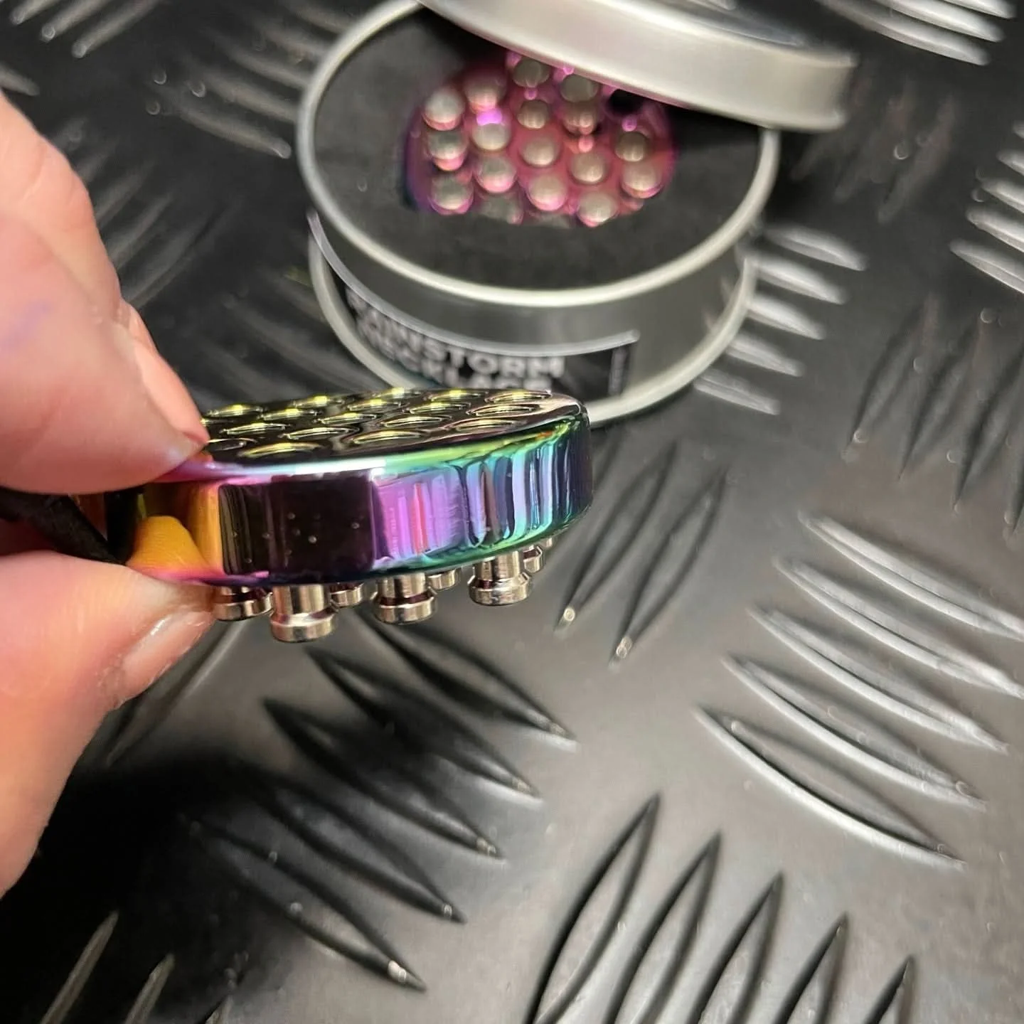 Rainstorm Necklace - - Unisex Wearable Sensory Support - Image 10