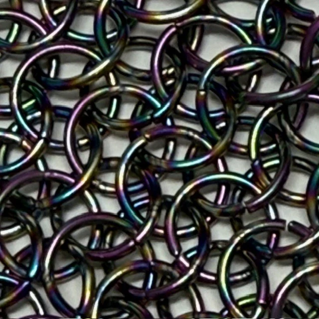 Rhomboid Chain Maille Keyring - Image 10