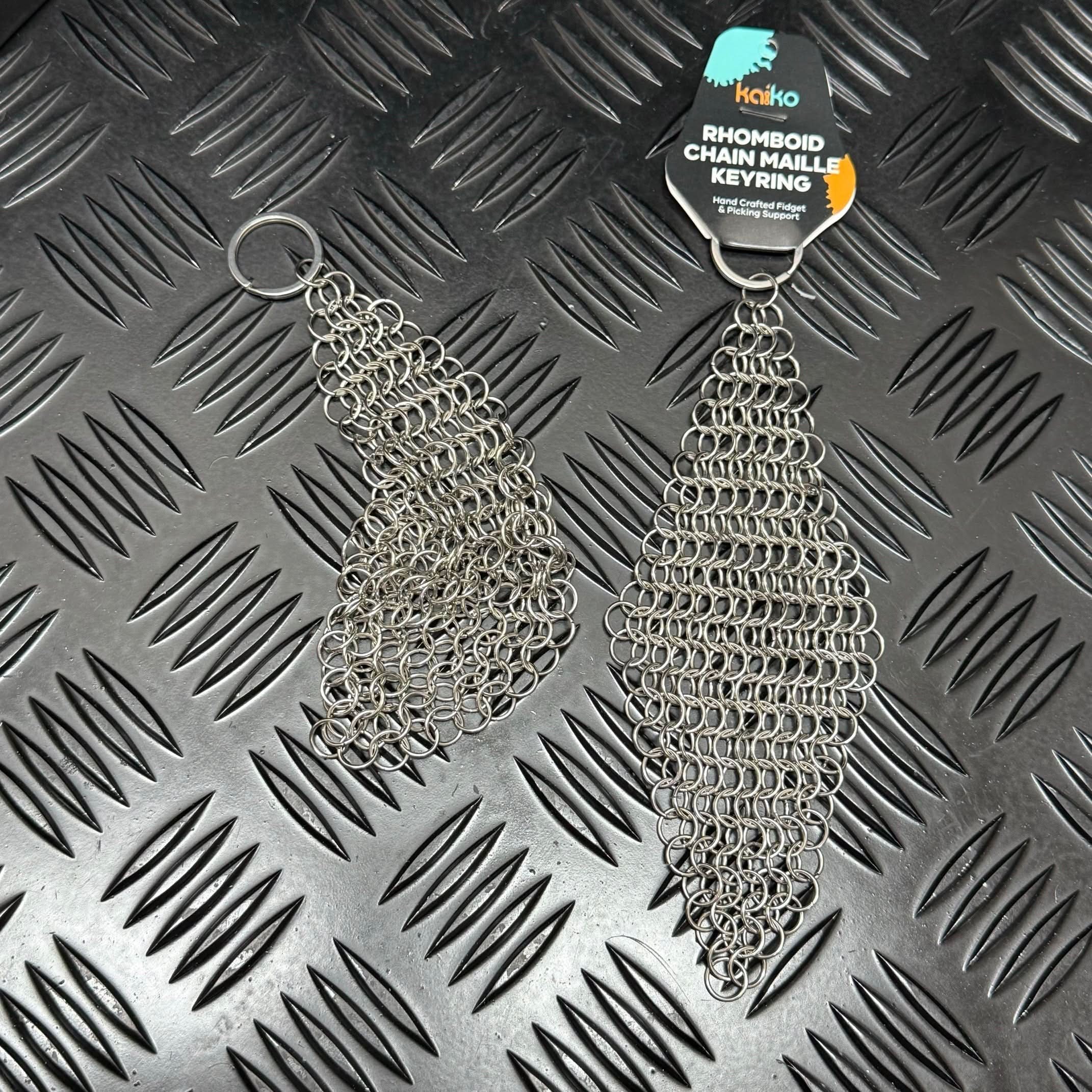 Rhomboid Chain Maille Keyring - Image 8