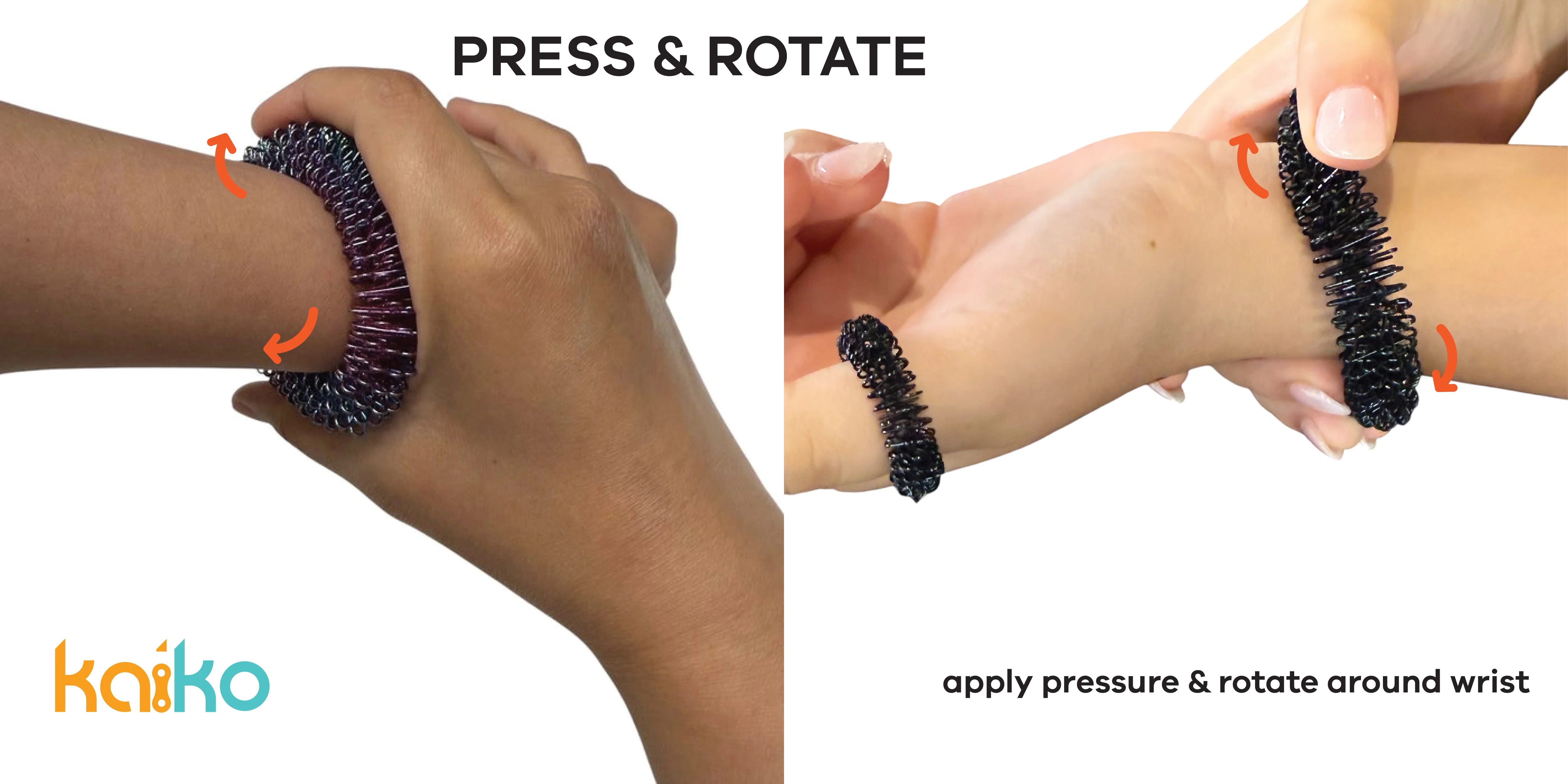 Wrist & Finger Spikey SET - BLACK - Image 26