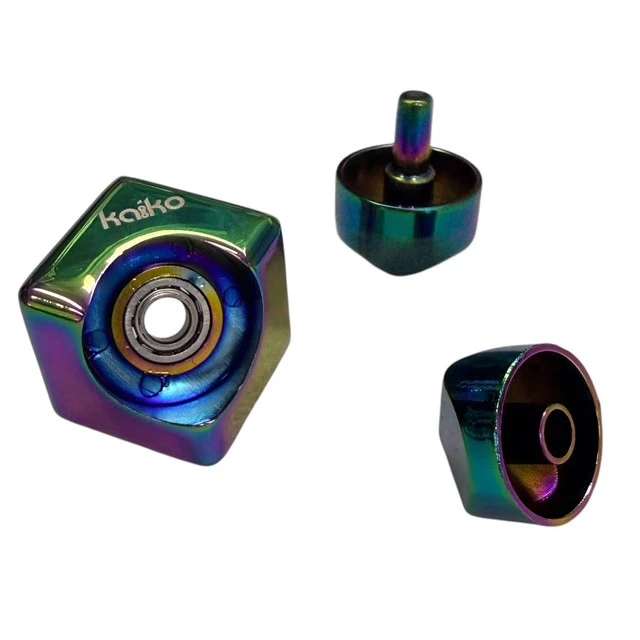 Oil Slick Square Spinning Cube - Image 14