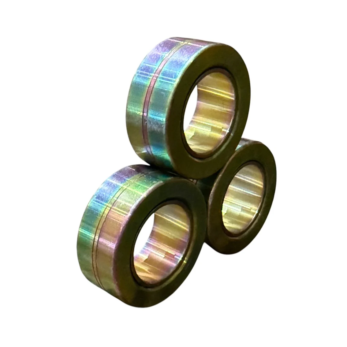TRI Magnetic Rings :  Metal Fidgets by Kaiko - Image 14