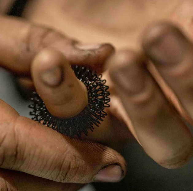 Wrist & Finger Spikey SET - BLACK - Image 13