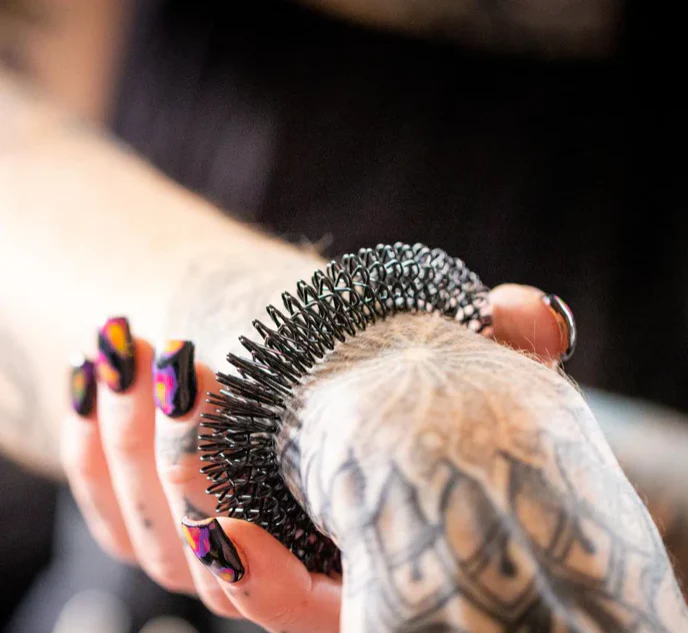 Wrist & Finger Spikey SET - BLACK - Image 9